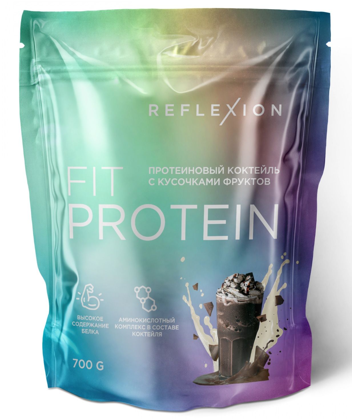 Протеин сывороточный Reflexion Fit Protein, 700 гр, вкус: шоколад