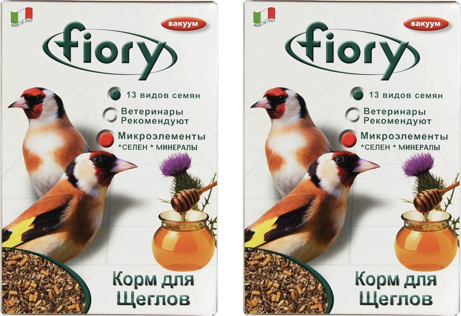 Корм для птиц Fiory Cardellini для щеглов 350г (комплект из 2 шт) - купить  с доставкой по выгодным ценам в интернет-магазине OZON (534145779)