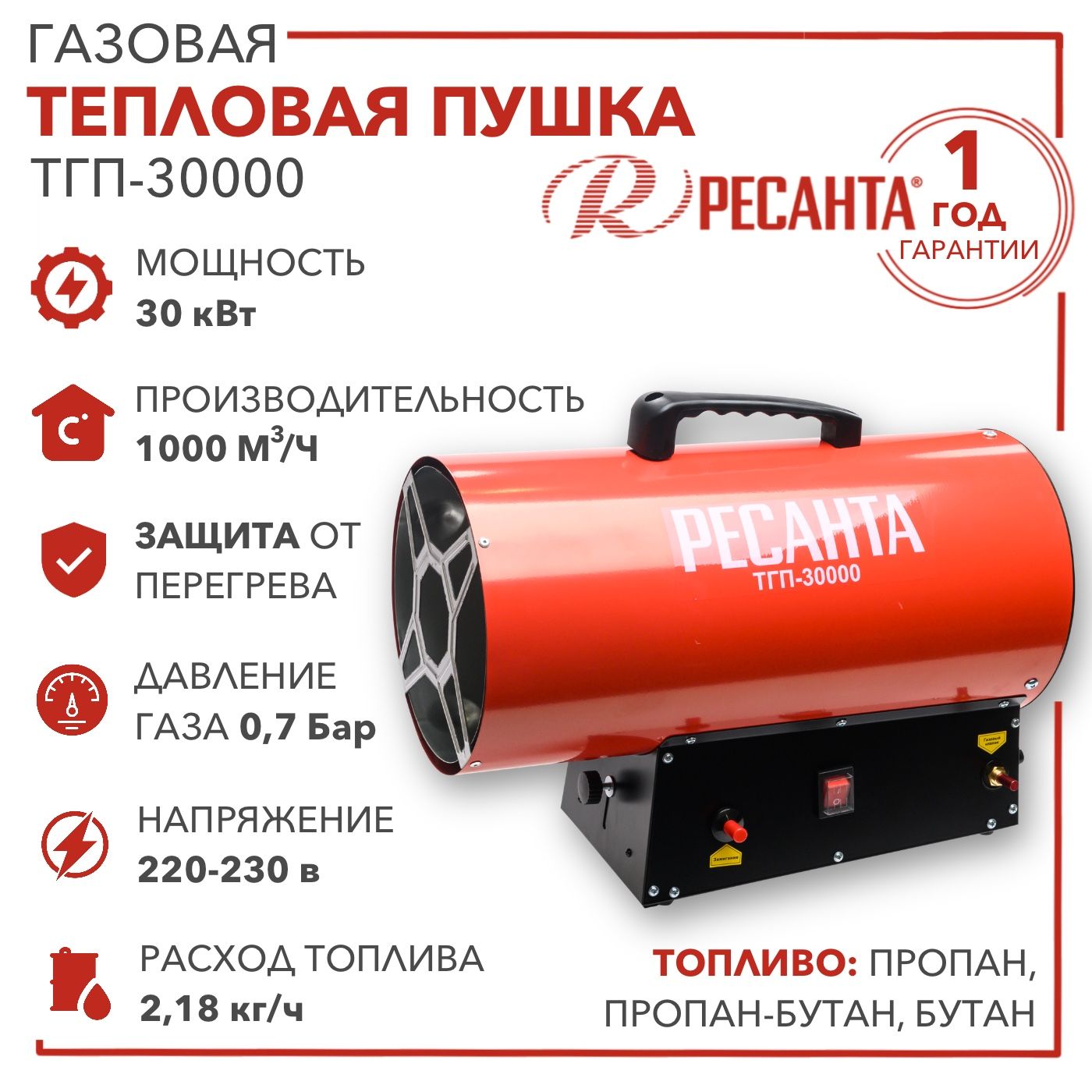 Тепловая Пушка Газовая Рязань Купить