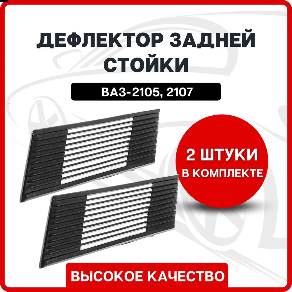 ДефлекторзаднейстойкинаВАЗ2105/2107(комплект2шт.)НакладкавентиляционнаянаLadaклассика