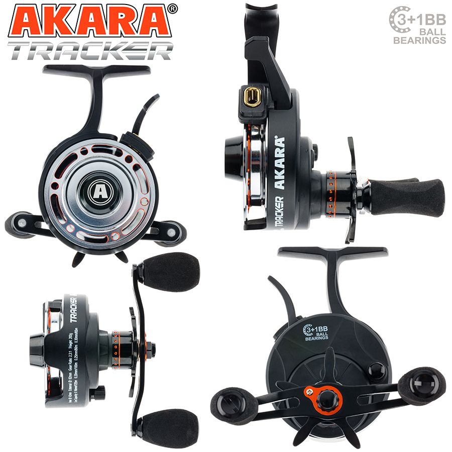 Катушка мульт. зим. Akara Tracker 3+1 bb с курком
