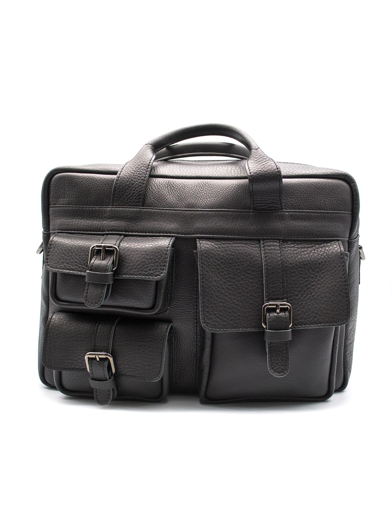 Сумка деловая / портфель Карло натуральная кожа ручная работа