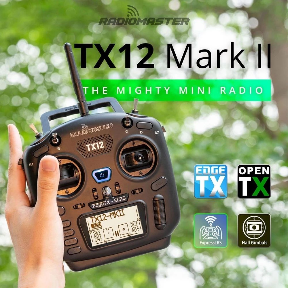 Радиопередатчик Radio Master TX12 MK II ELRS M2 left hand