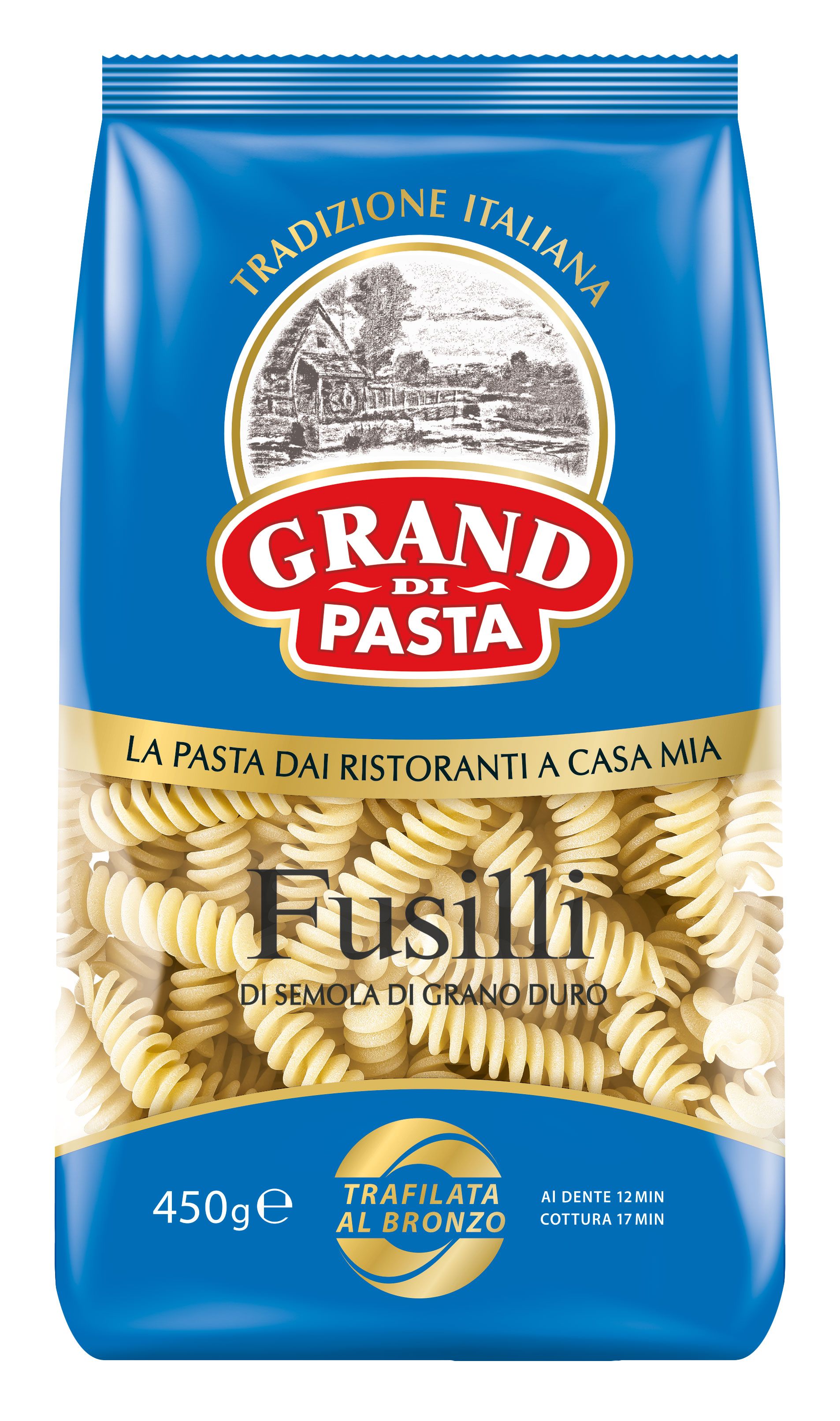 Макароны Grand Di Pasta спирали фузилли, 450 г