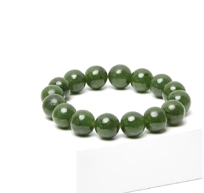Нефрит зеленый браслет
