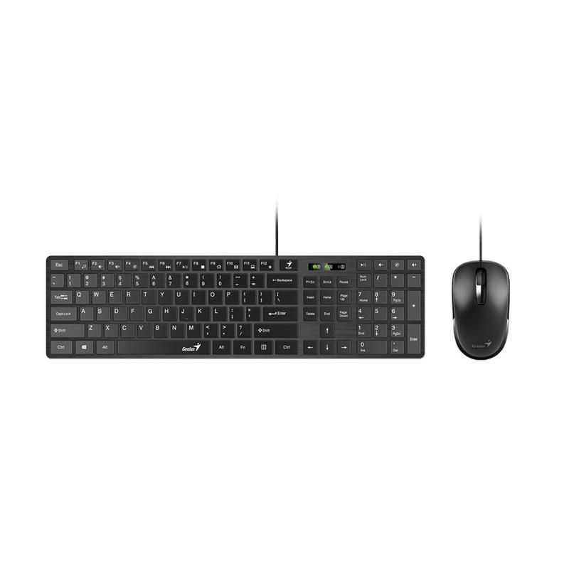 Комплект проводной клавиатура и мышь Genius SlimStar C126