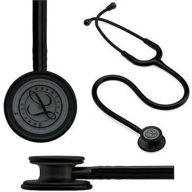 Стетоскоп Littmann Classic III, черная трубка, черная акустическая головка и ушные наконечники, 69 см, 5803