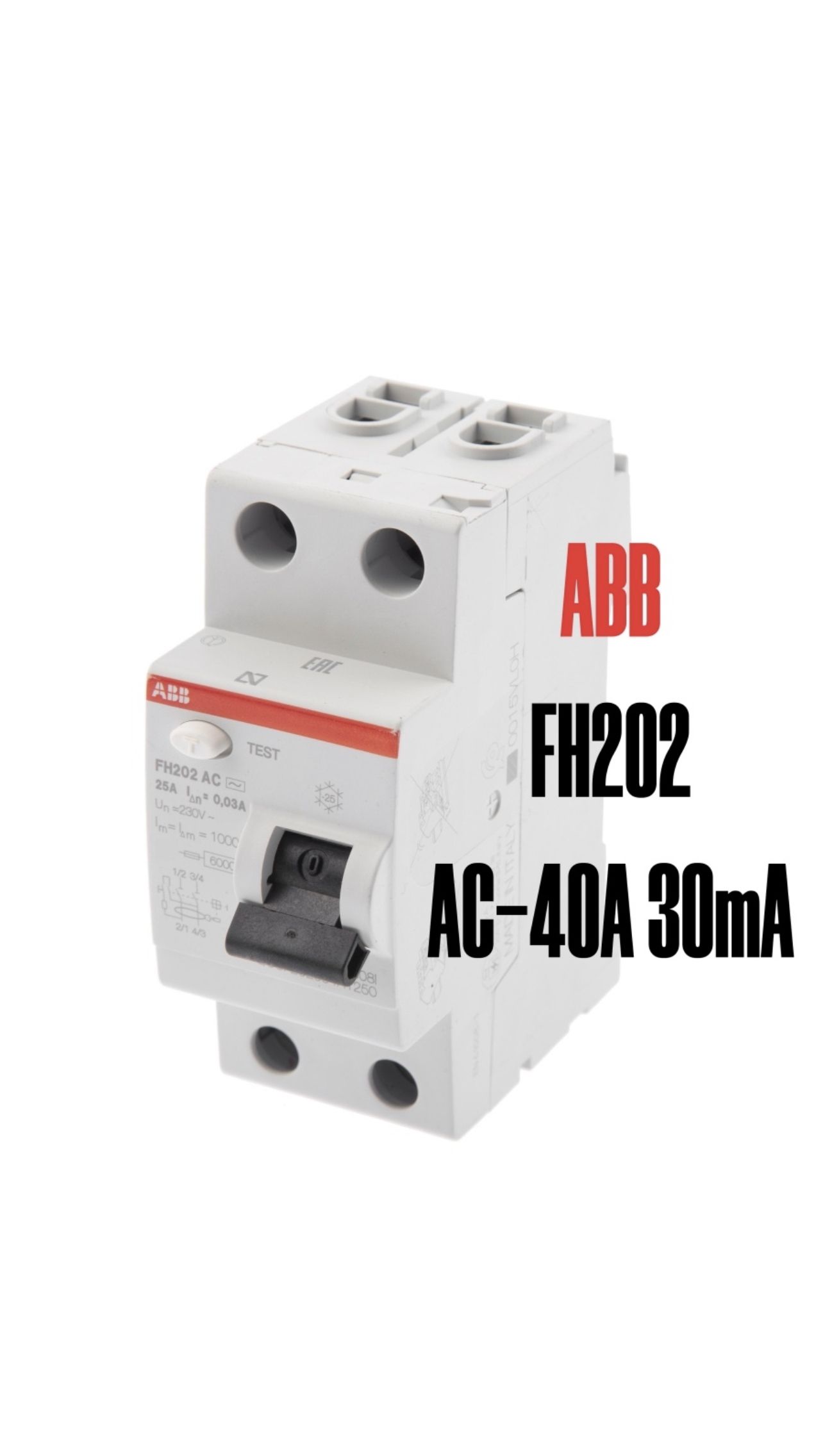Узо абб fh202 ac. Fh202 ac. 03. Fh202 ac 25. Abb fh202 ac-63/0,03.