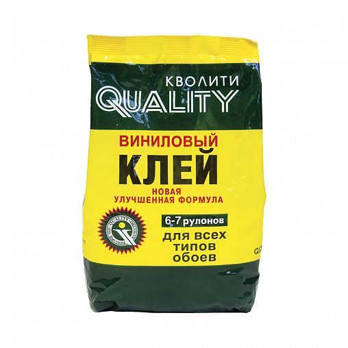 Клей для обоев QUALITY Кволити, виниловый, 200 г., 1 шт.