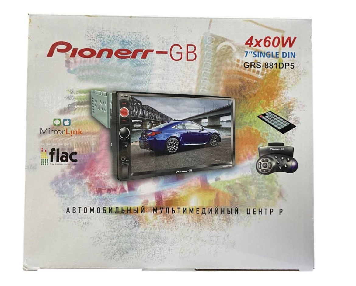 Автомагнитола Pioneer GRS-881DP5, Bluetooth, 1 din