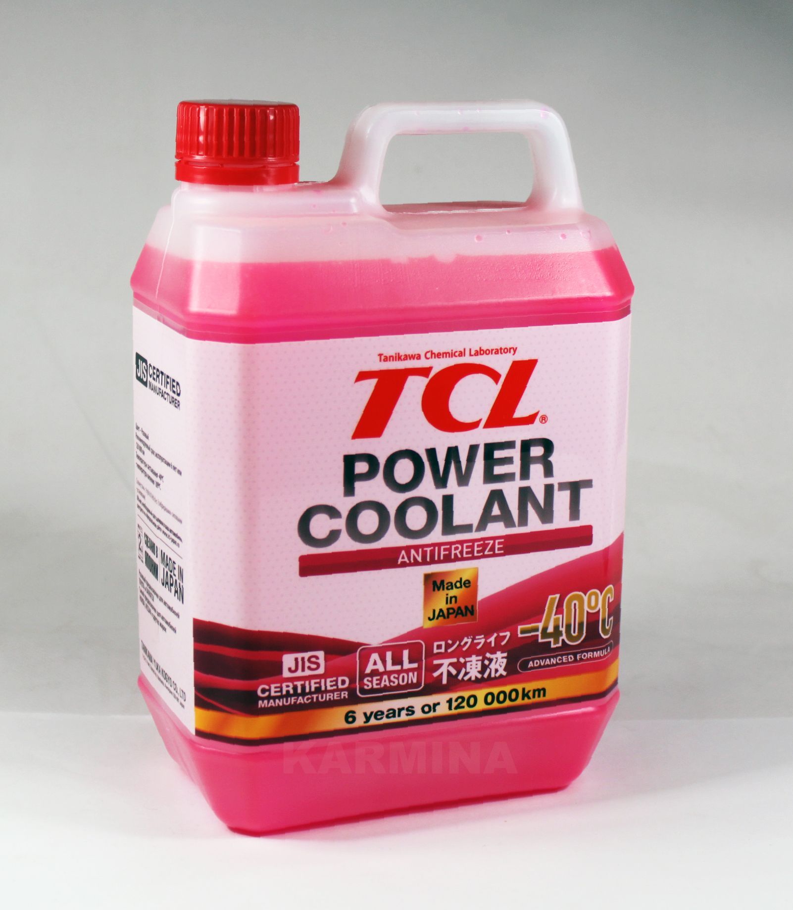 АнтифризTCLPOWERCOOLANT-40Cрозовый,длительногодействия,2л