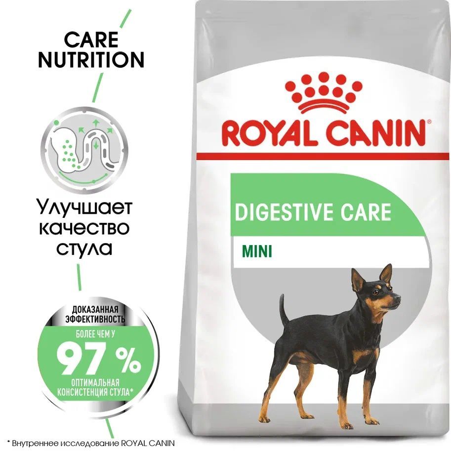 СухойкормдлясобакRoyalCaninMiniDigestiveCareсчувствительнымпищеварением,сптицей,3кг