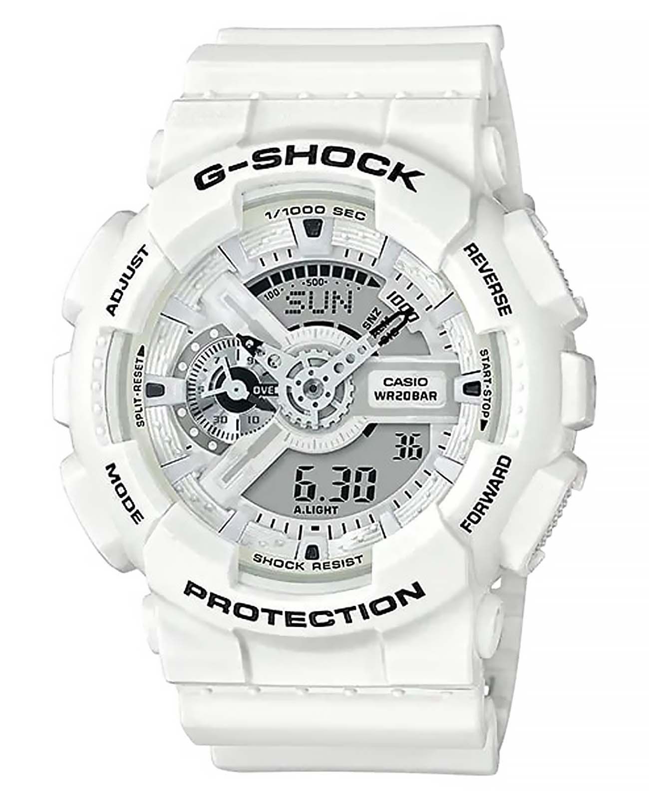 Casio wr20bar g-Shock белые