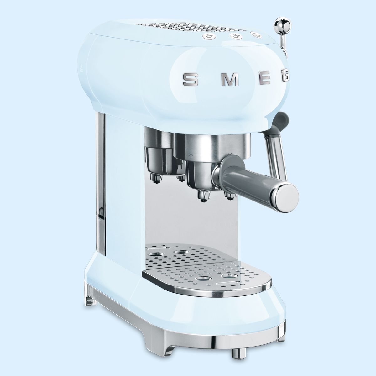 Кофеварка 1. Кофемашина Smeg ecf01creu. Кофемашина-эспрессо Smeg ecf01wheu. Кофеварка рожковая Smeg ecf01 кремовый. Кофемашина эспрессо Smeg ecf01pkeu