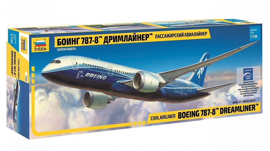 Пассажирский авиалайнер Боинг 787-8 Дримлайнер