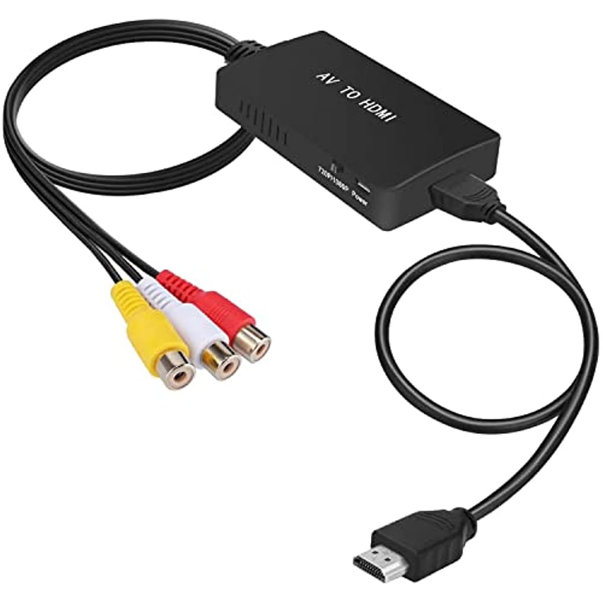 RCA to HDMI Adapter. Av Multi out HDMI переходник. Мини HDMI на RCA.