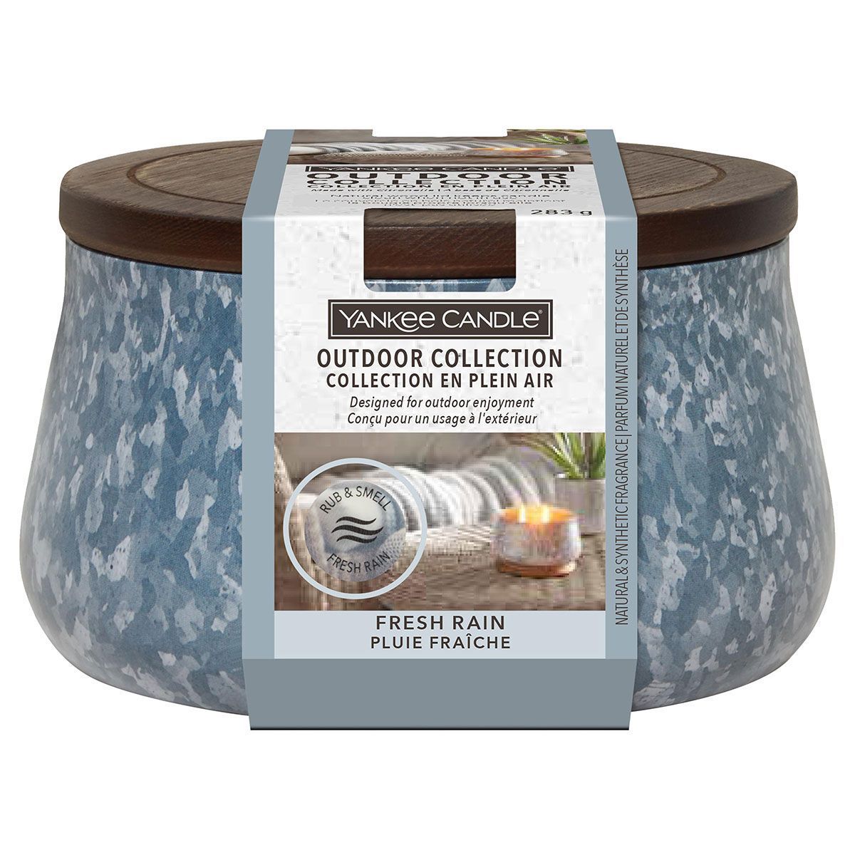 YankeeCandleСвечаароматическая"Освежающийдождь",12смх7см,1шт