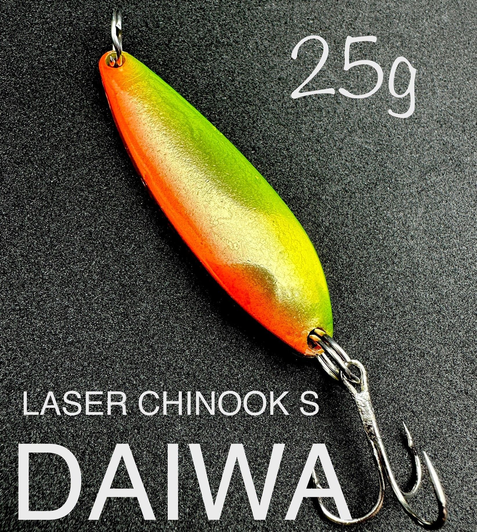 Блесна колеблющаяся Daiwa Chinook S 25g Япония на окуня, судака, щуку, жереха, форель, сазана, саргана, лосося