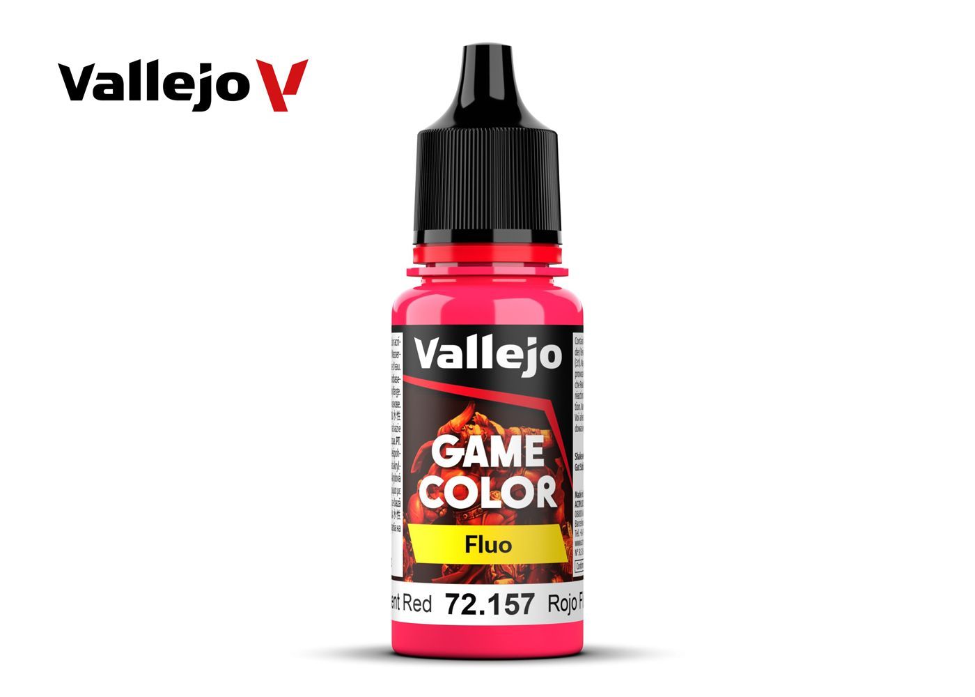 Краска Vallejo 72157 Game Color Fluorescent Red (Флуоресцентный красный) -  купить с доставкой по выгодным ценам в интернет-магазине OZON (952623098)