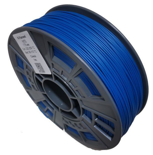 Пластикдля3DпринтераHIPSсиний-R-filament1.75мм.1кг.