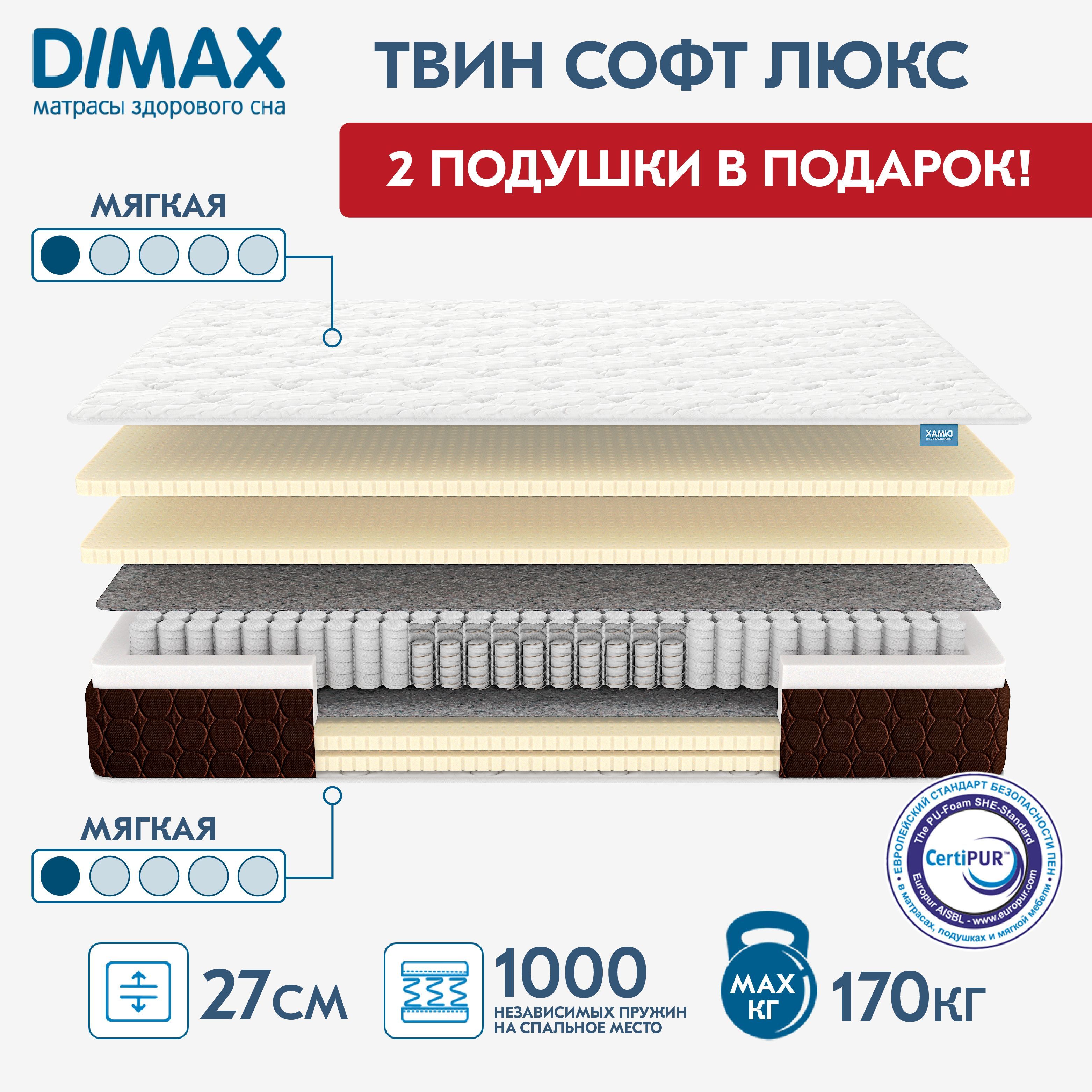 Softy lux. Матрас Dimax Твин софт 160x190. Матрас Dimax Твин софт 160х200. Матрас Димакс Твин софт 70x190. Матрас Dimax Твин софт 200х200.