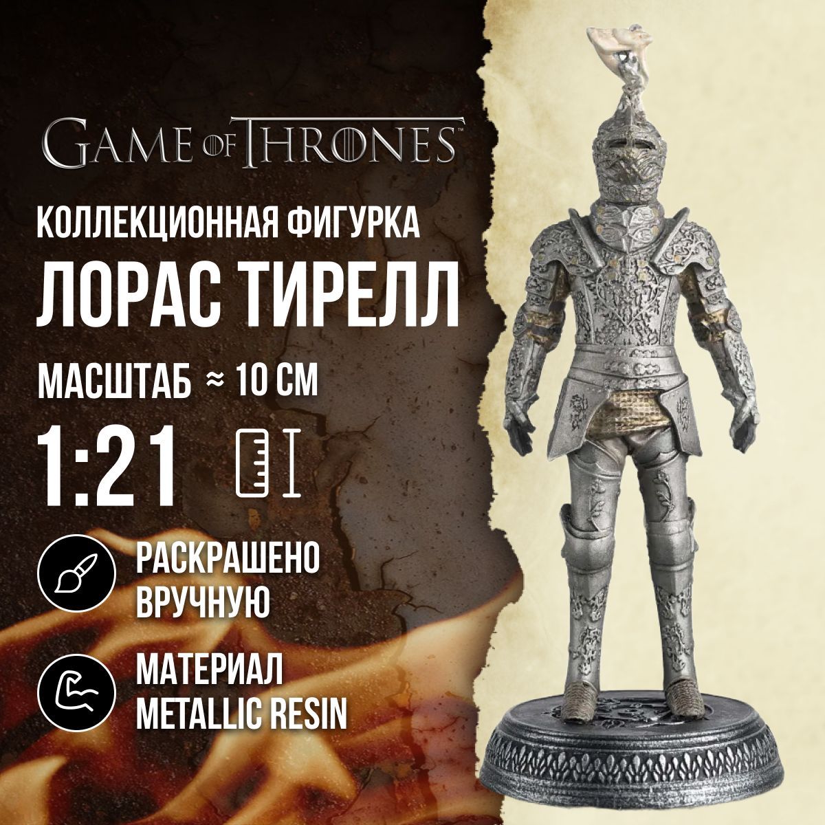 Фигурка Лорас Тирелл Игра престолов. Eaglemoss Collections - купить по  выгодной цене в интернет-магазине OZON (1418552886)