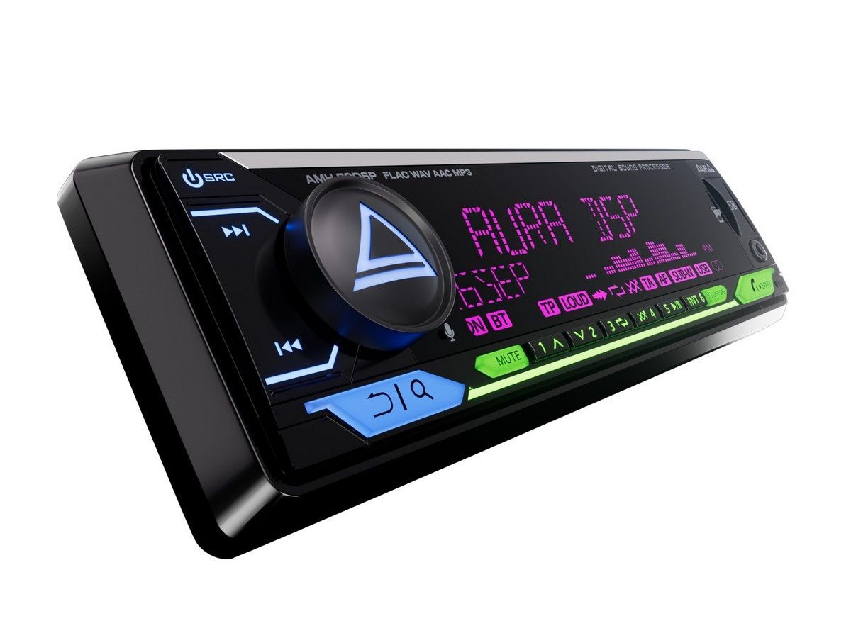 Автомагнитола AurA AMH-79DSP 2023 FW8.5 (DSP, Bluetooth, 3xRCA, 4x51Вт,  APP, USB, FLAC, RGB, D-SWC) ISO в комплекте1 DIN - купить в  интернет-магазине OZON с доставкой по России (644975679)