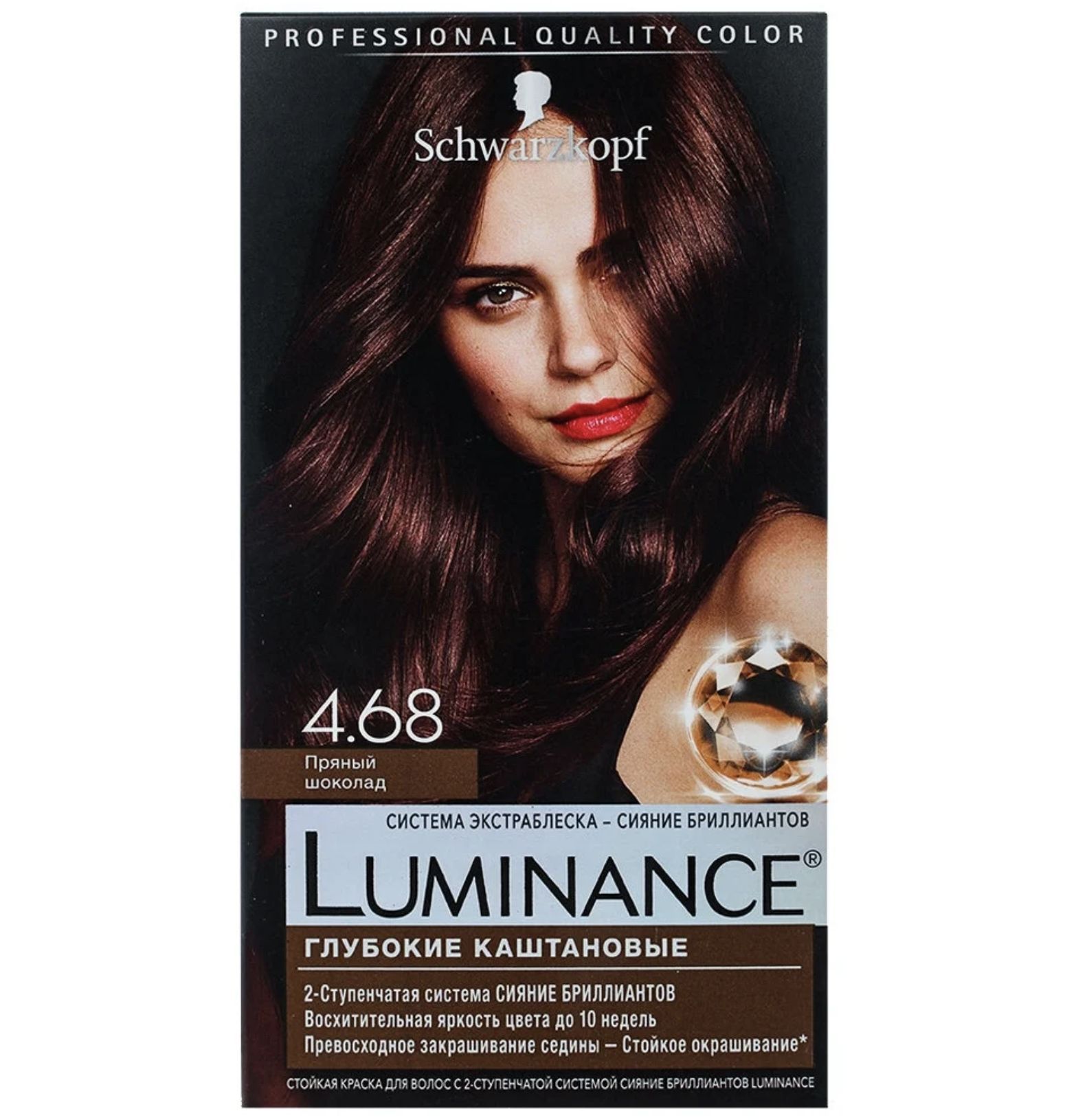 Краска для волос Luminance 4.68 пряный шоколад