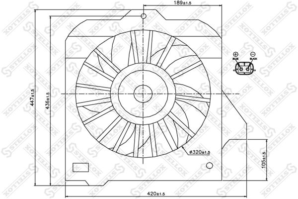 ВентиляторохлажденияChryslerNeon94>,ChryslerPTCruiserall00>