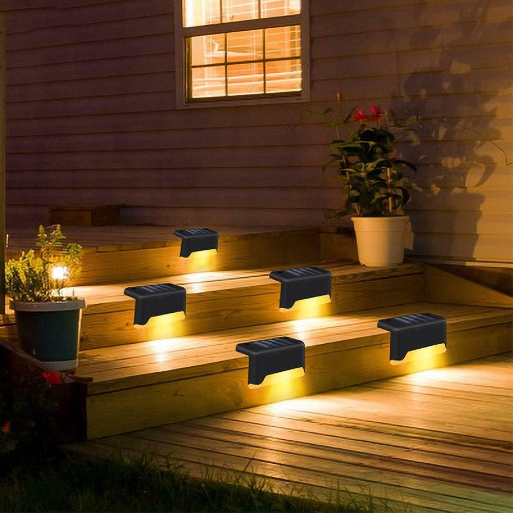 Led Solar Staircase Outdoor Wall Light