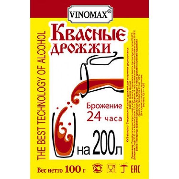 Дрожжи для кваса, KVS-standart, 100 гр