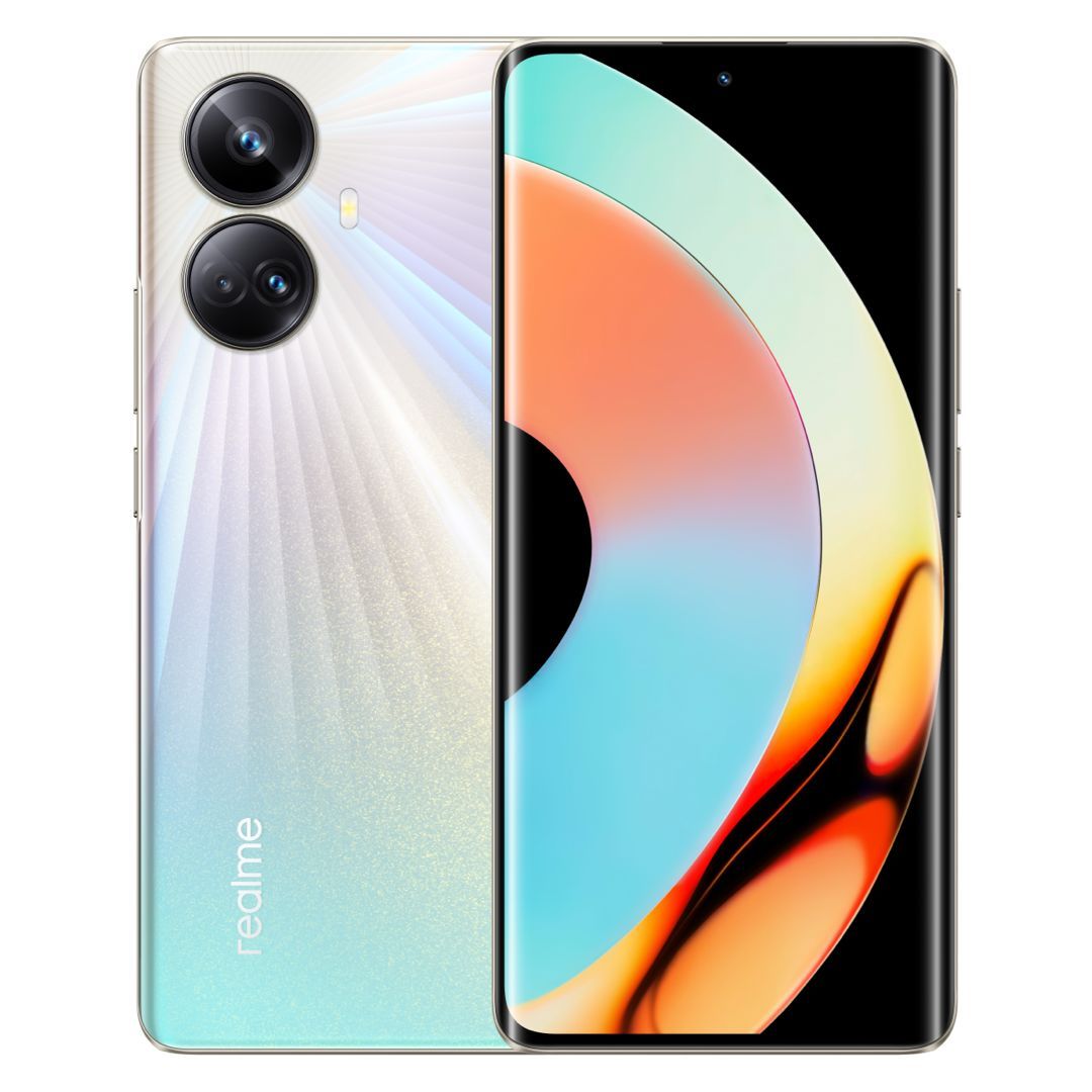 realme Смартфон 10 Pro Plus 5G NFC Dimensity 1080 Octa Core 108MP Tirple  Camera 8/128 ГБ, золотой