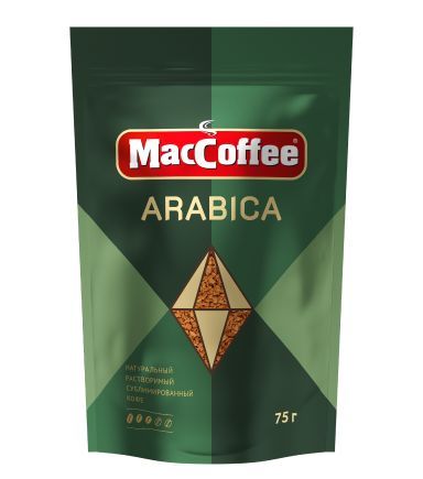 КофенатуральныйрастворимыйсублимированныйMacCoffeeArabica75г