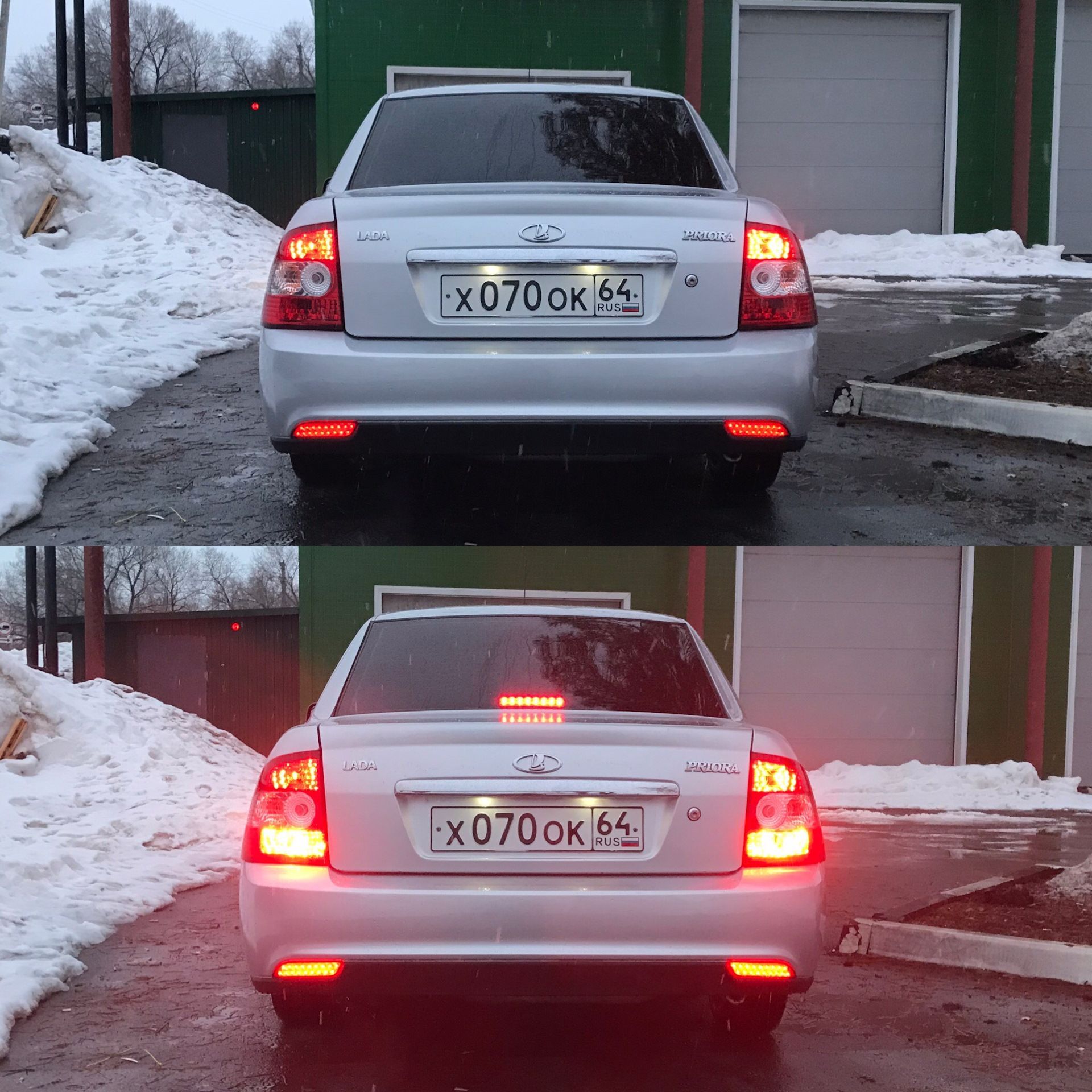 Как снять катафоты приора