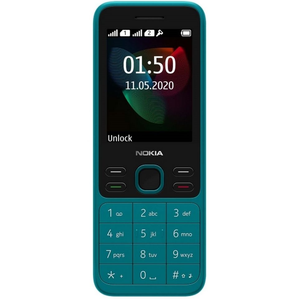 Мобильный телефон NOKIA 150 DS TA-1235 cyan (16GMNE01A04)