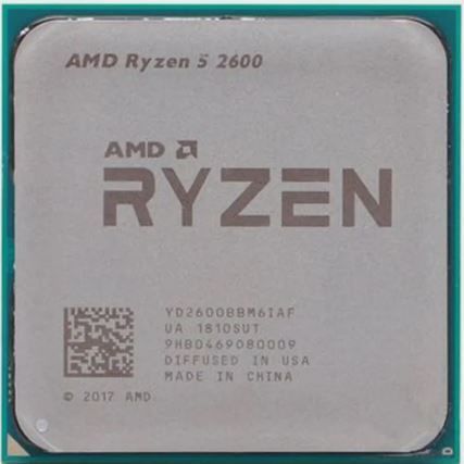 AMDПроцессорRYZENR5-2600OEM(безкулера)