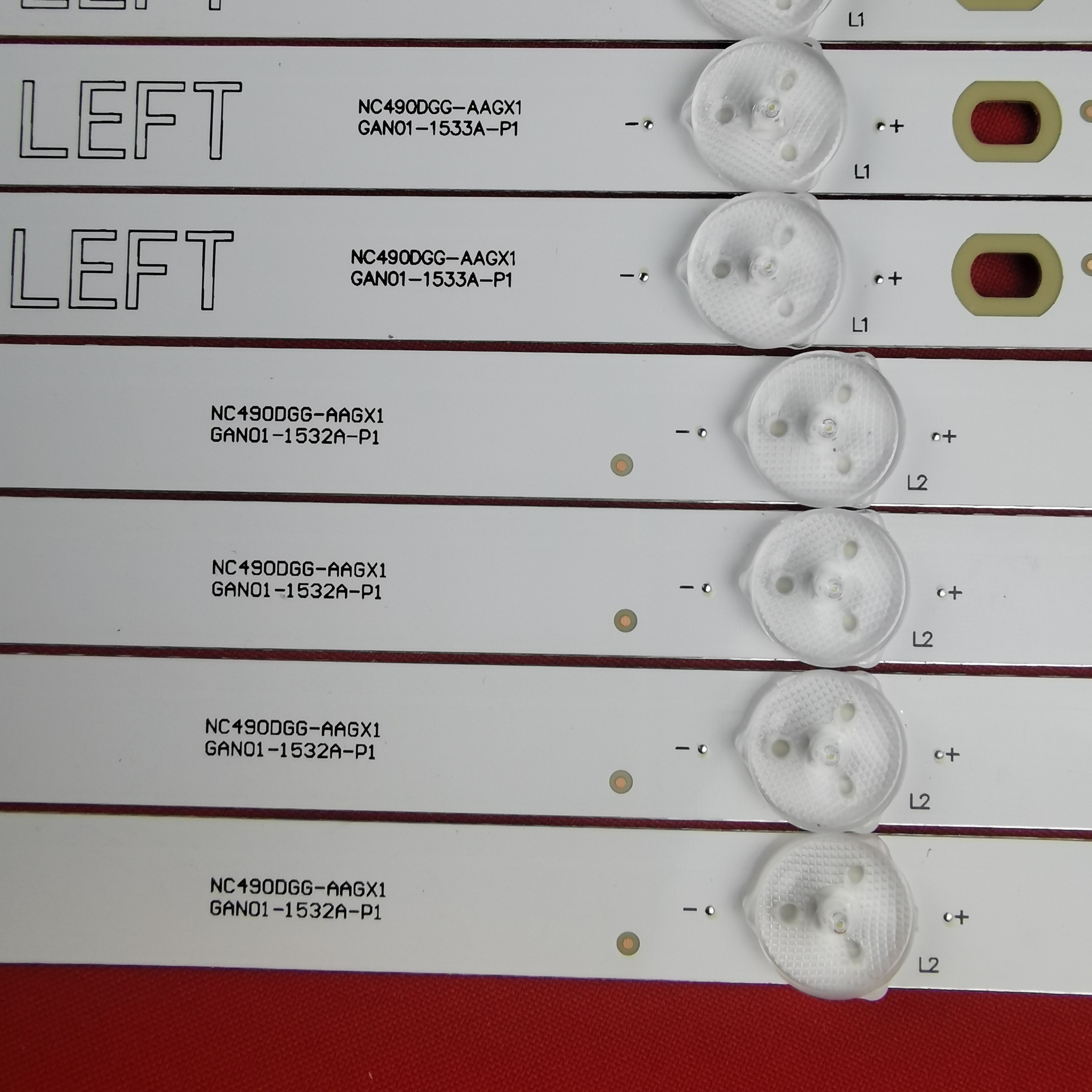 Подсветка для LG 49UK6200PLA 49UJ630V 49UJ634V 49UM7020PLF 49UH619V 49UK6300PLB 49UK6390PLG 49UJ639V; NC490DGG-AAFX1-41