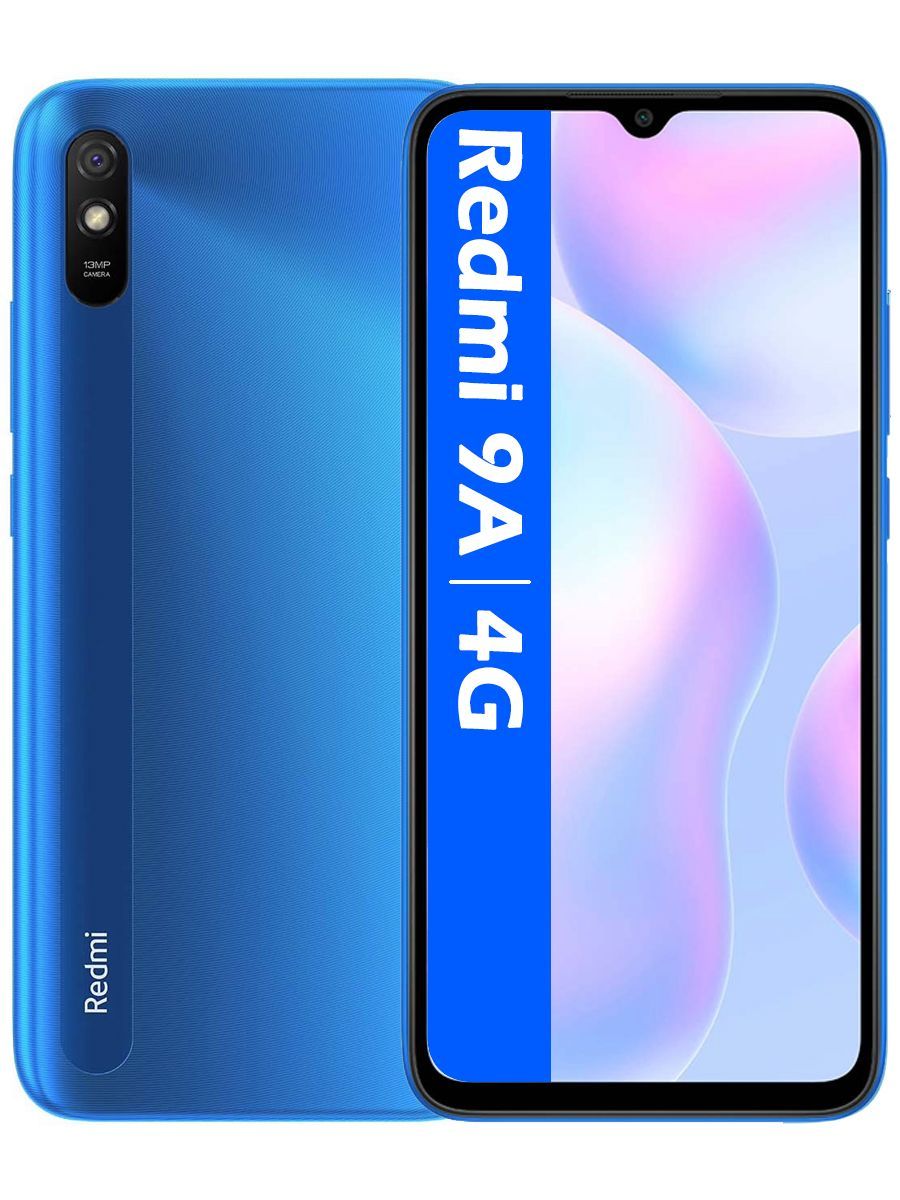 Xiaomi Смартфон РОСТЕСТ(ЕВРОТЕСТ) Redmi 9А 4G 2/32 ГБ, синий