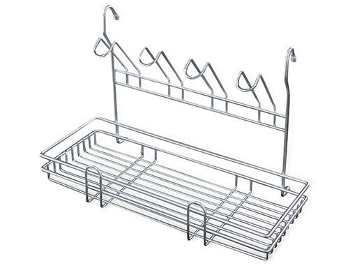 Сушилкадляпосудынарейлингнавесная39х24х15смхромированная