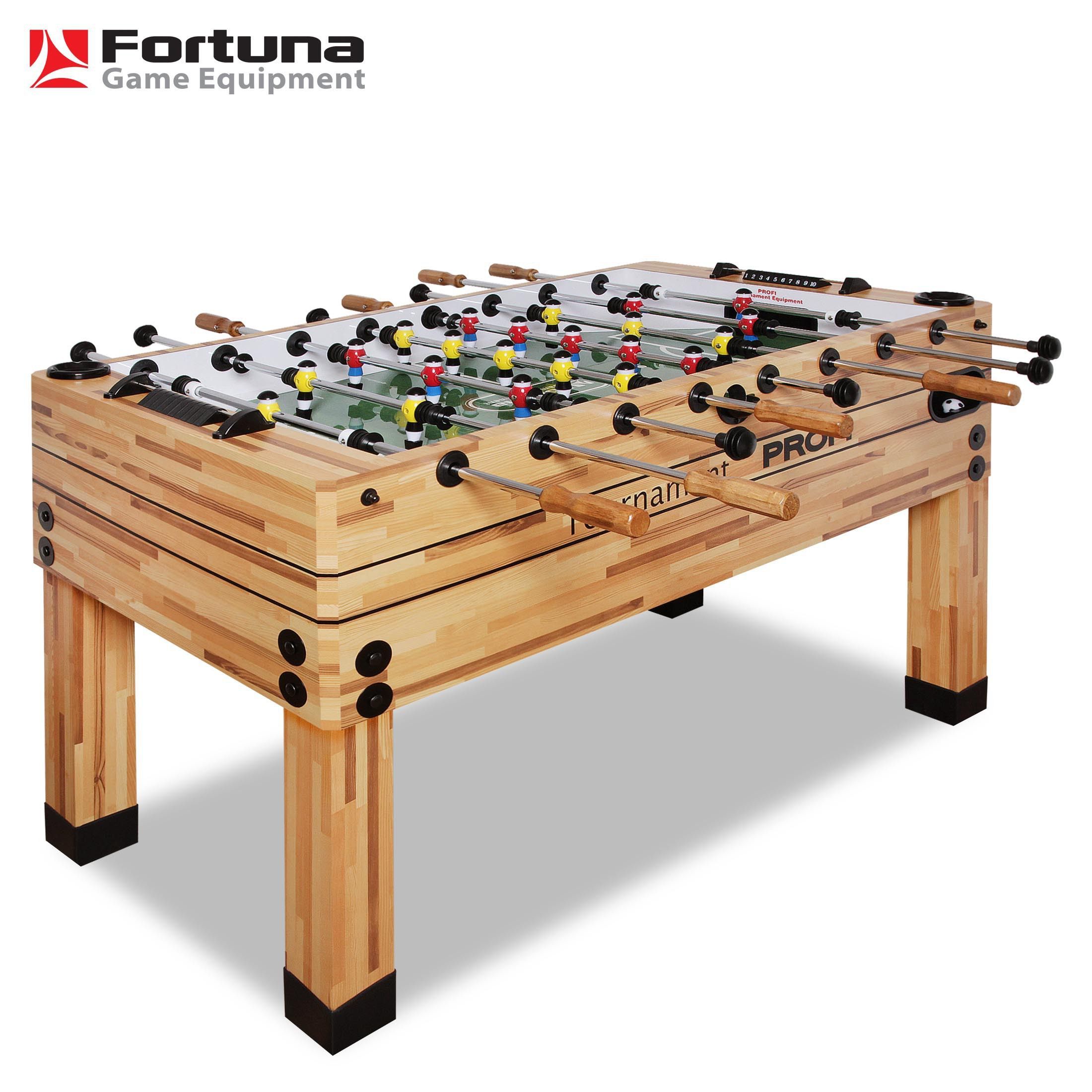 Настольный футбол кикер FORTUNA TOURNAMENT PROFI FRS-570 игровой стол,  настольная игра для детей и взрослых, подарок на любой праздник, 140x74x88  см