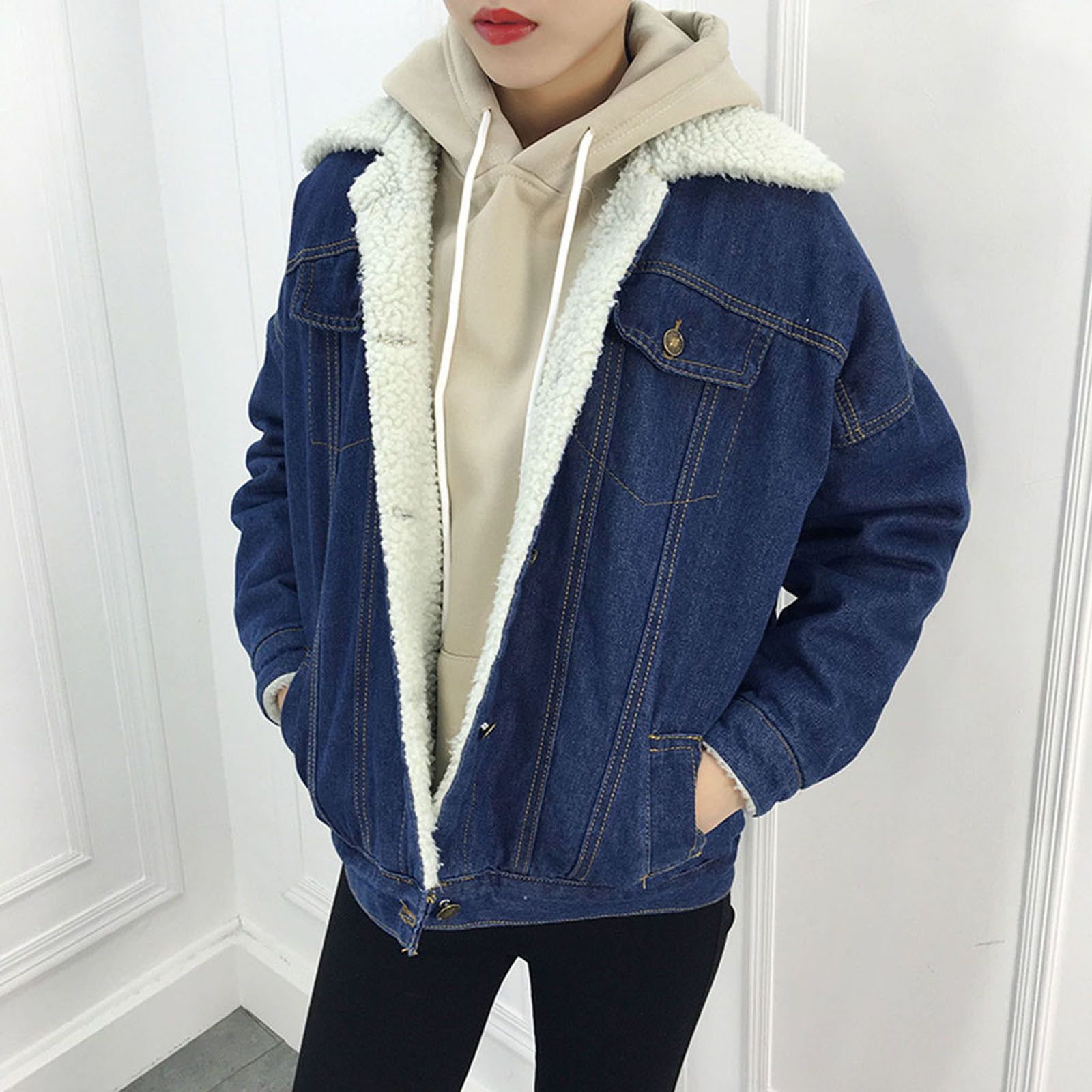 Sherpa lined Denim Jacket