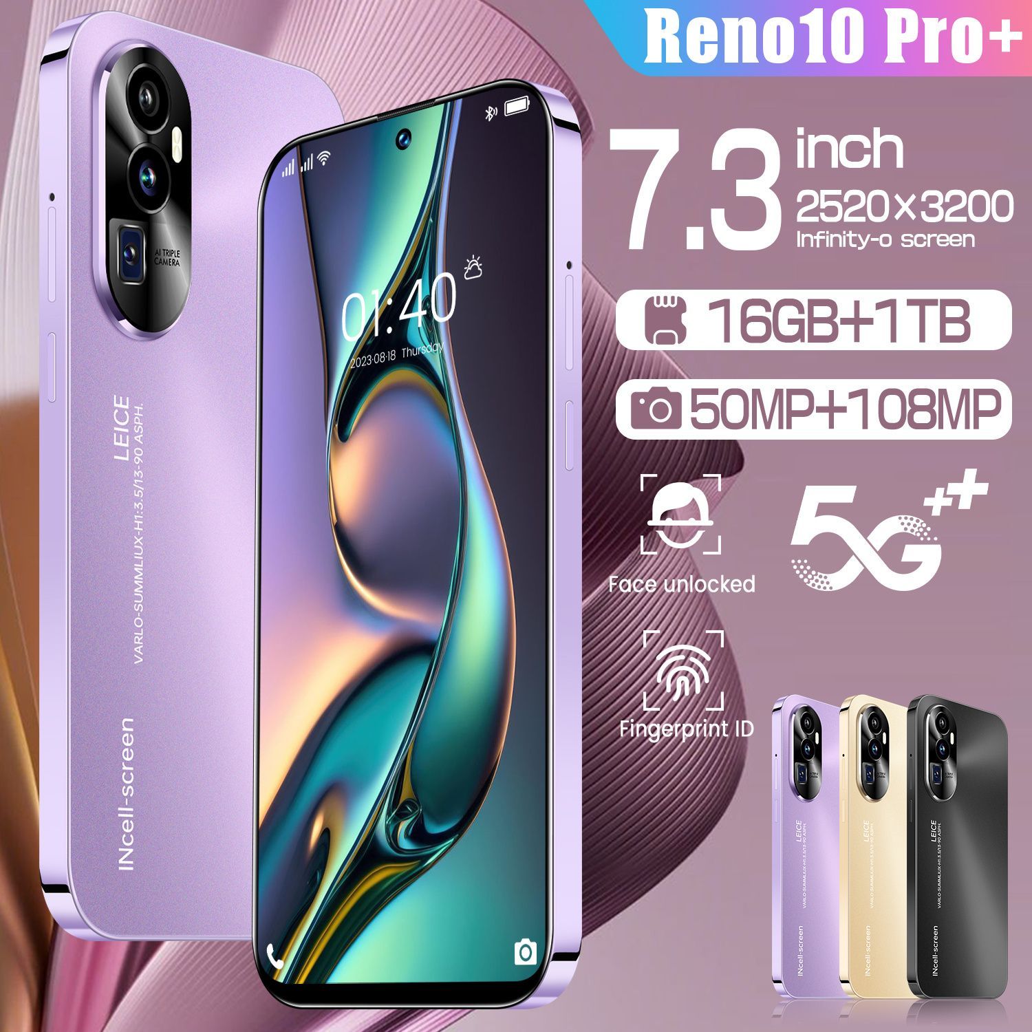 Смартфон Reno10 Pro+38B_UXLTX-14-554-9658-465897-91712133 - купить по  выгодной цене в интернет-магазине OZON (1379612739)