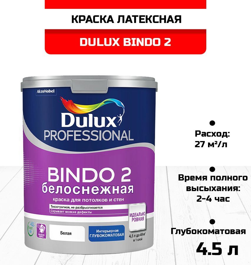 Bindo 7. Dulux Bindo 3 глубокоматовая.