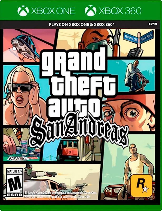 Игра Grand Theft Auto: San Andreas для Xbox 360/One