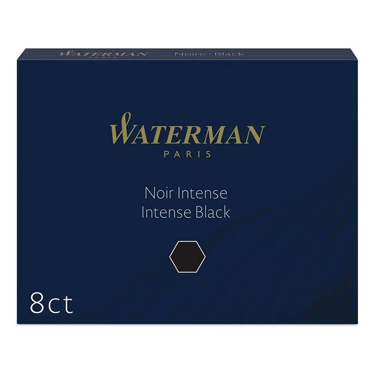 Waterman Чернила (картридж), черный, 8 шт в упаковке, S0110850