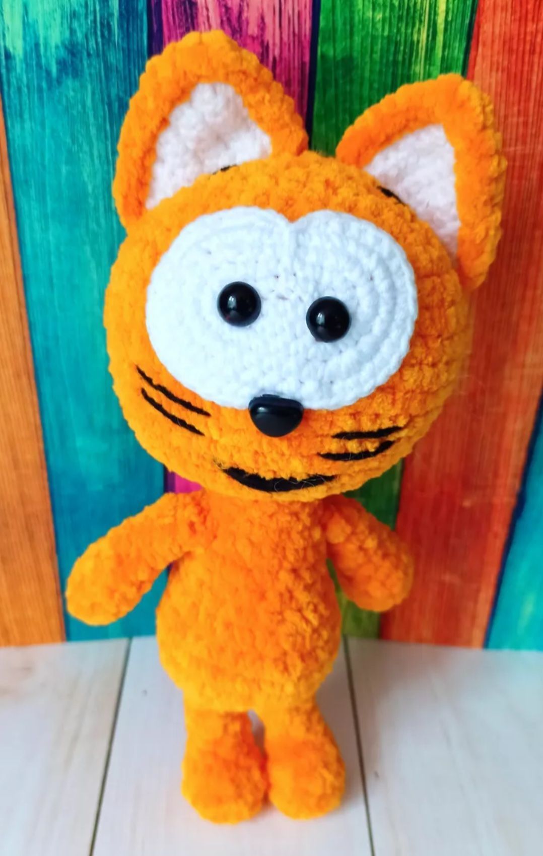 Мягкая игрушка ручной работы котенок Котэ - купить с доставкой по выгодным  ценам в интернет-магазине OZON (1045069128)
