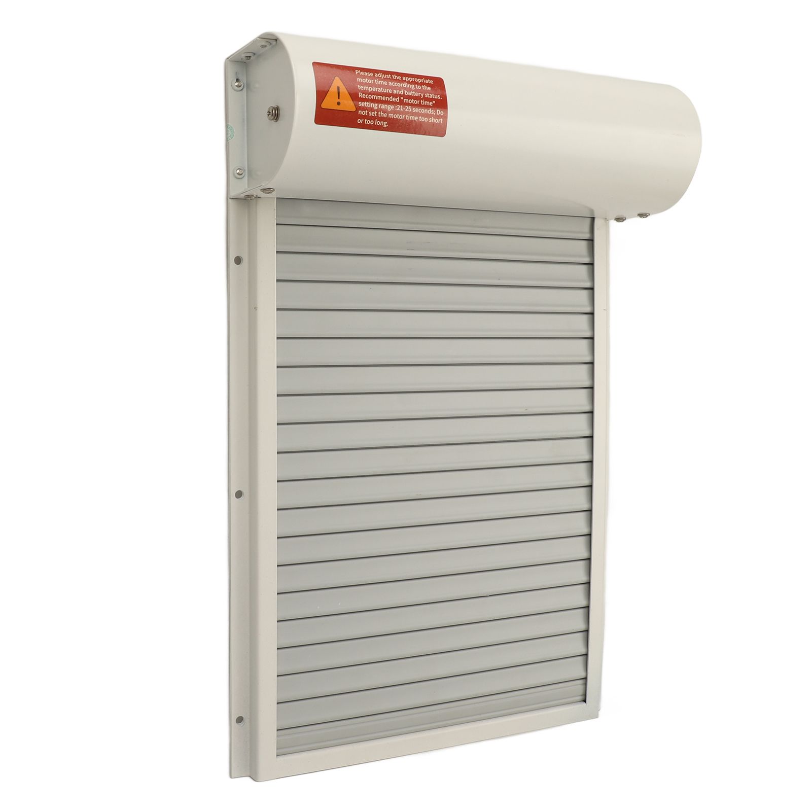 Металлическая рулонная дверь курятника с таймером