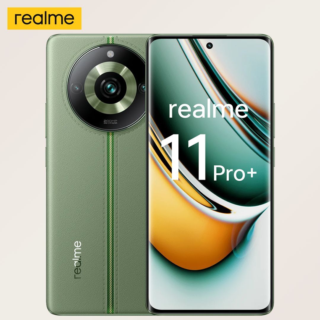 realme Смартфон 11 Pro+ (NO OTA) CN 12/1 ТБ, зеленый