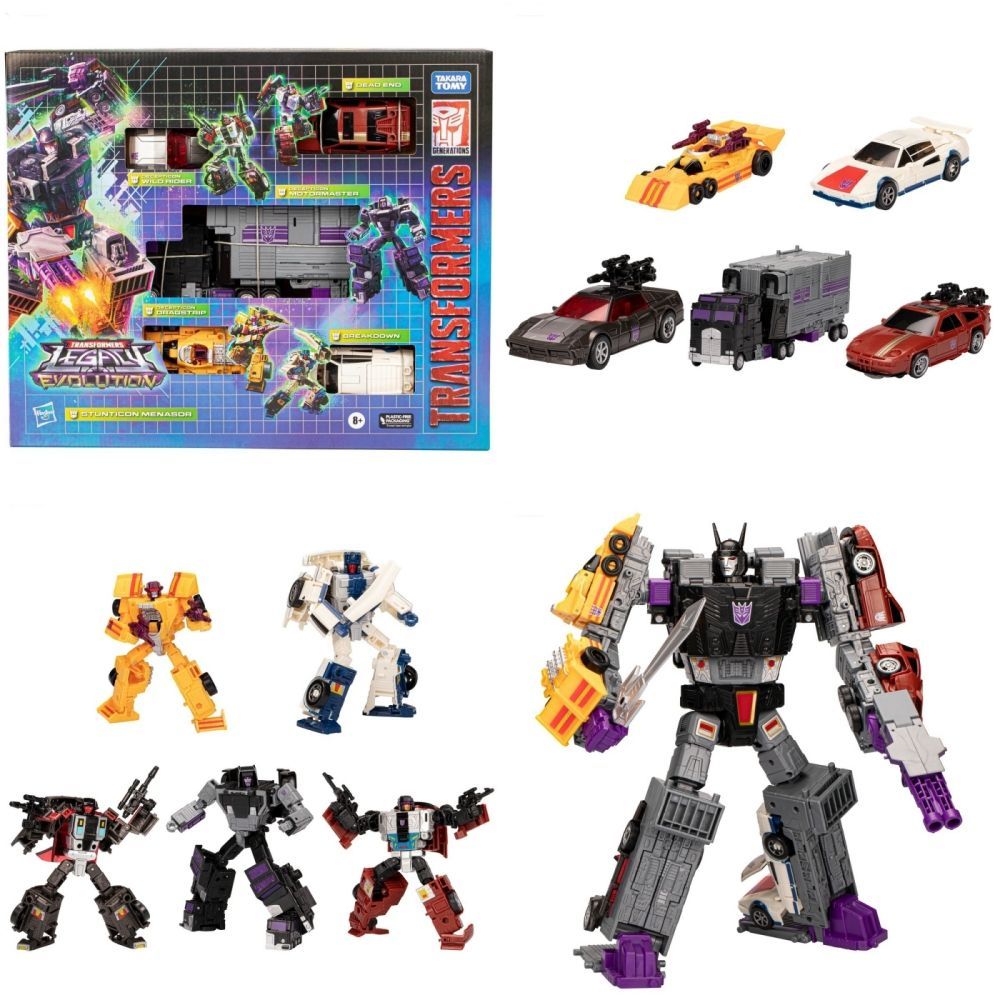 Игрушка Hasbro Трансформеры Мультипакет Transformers Legacy Evolution  Stunticon Menasor F7818 - купить с доставкой по выгодным ценам в  интернет-магазине OZON (1252454681)