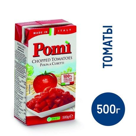 Pomi Томатная паста 500г. 12шт.